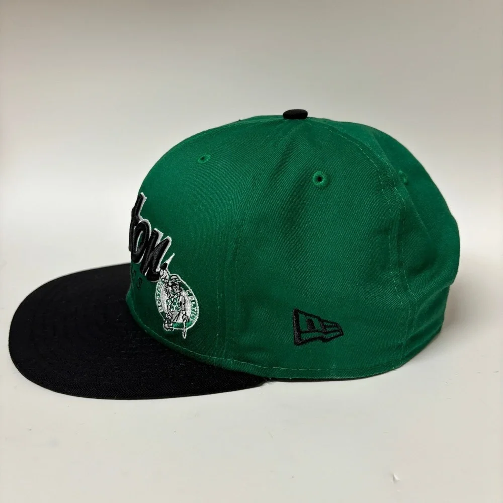 New Era Boston Celtics 9FIFTY Snapback Hat Green Black NBA Hardwood Classics
